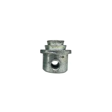 Lasiprofi Kombizapfen 19/24 mm konisch für Rundsperrbalken Stahl 42 mm - Teleskoprohr