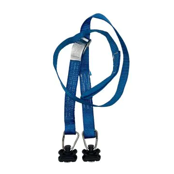 Lasiprofi Klemmschlossgurt – zweiteilig mit Fitting 1,2 m - Farbe blau