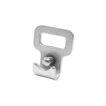 Lasiprofi Flachhaken mit Sicherung LC 750 daN Stahl verzinkt, für Stäbchen Ø 8 mm