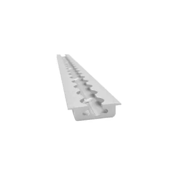Lasiprofi Airlineschiene 4044 Flügel oben, gebohrt Abmessung: 1000 x 44 x 11,5 mm