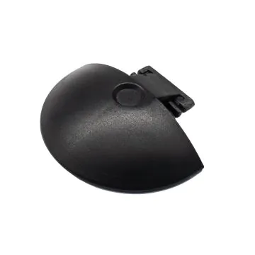 Lasiprofi Endkappe Airlineschiene 2050 halbrund Abmessung: 34 x 50 x 11,5 mm, schwarz