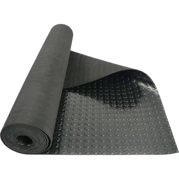 Gumminoppenbelag Flachnoppe VF - Rolle schwarz