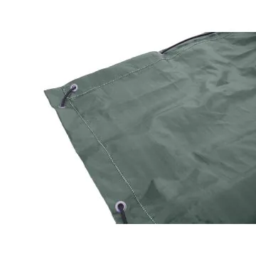 HDPE-Abdeckplane mit Gummiseil, grau