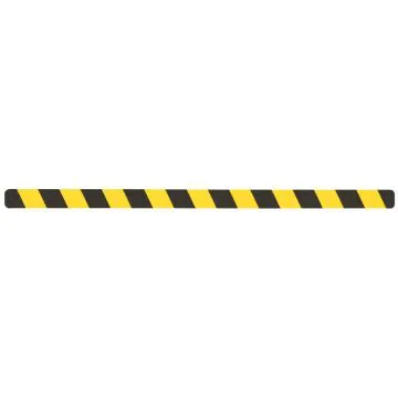 Warnmarkierung Streifen, schwarz/gelb 50x1000mm (10er VE)