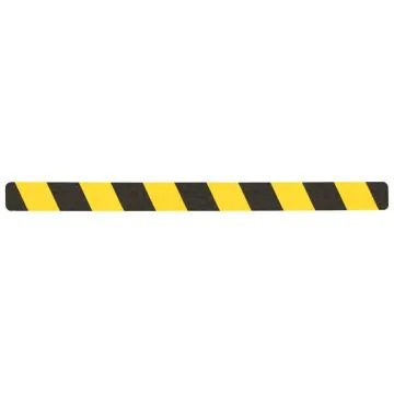 Warnmarkierung Streifen, schwarz/gelb 50x650mm (10er VE)