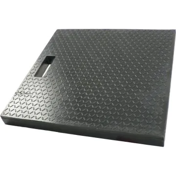 Unterleg-Schutzplatte aus Hartgummi, 500x500x40 mm