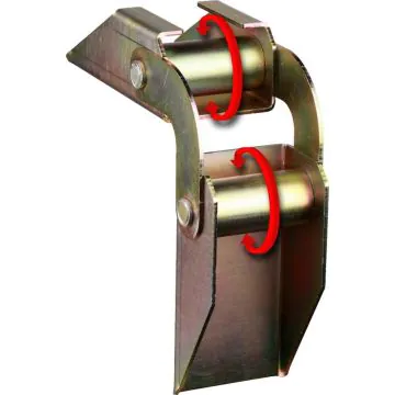 Katownik ochronny metalowy z rolkami