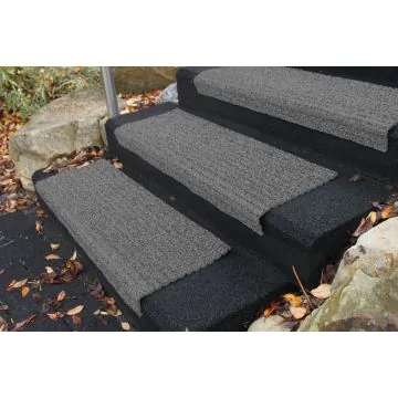 Winkel-Stufenmatte MT "Safety" Design stone 730x300x7 mm für Außentreppen