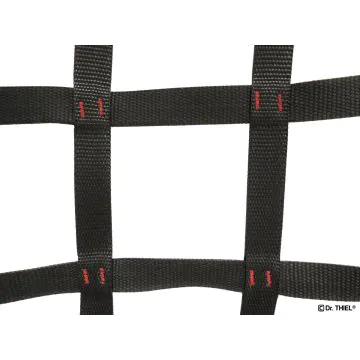 Laderaum-Gepäck-Trennnetz, 95 mm Maschenweite, schwarz
