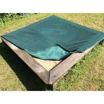 Sandkastenabdeckung mit Gliederkette Spielplatzplane 230 g/m²