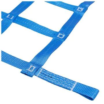Gurtbandnetz, 25 mm, 1.995 x 3.075 mm Maschenweite 335mm, blau