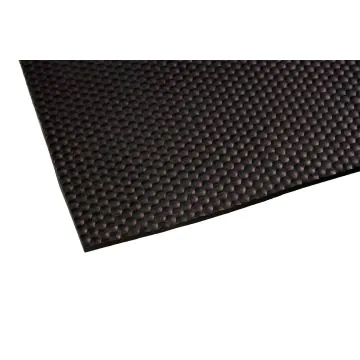 Hammerschlagmatte schwarz