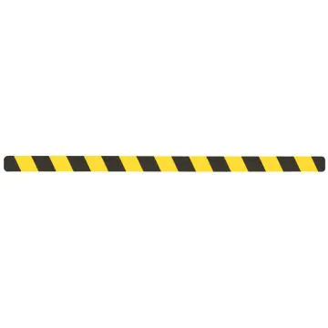 Warnmarkierung Streifen, schwarz/gelb 50x1000mm (10er VE)