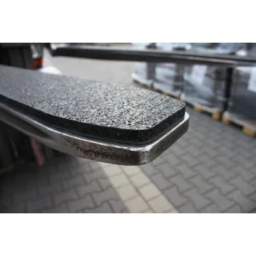 Magnetische Staplerzinkenauflage 950x115x10 mm PU-geb Gummigranulat mit magnetischer Rückseite