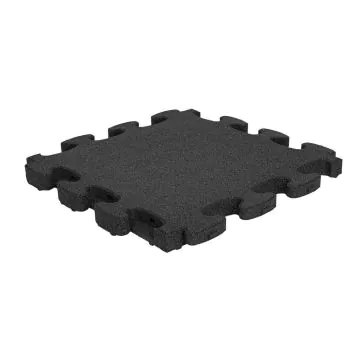 MT Puzzle Mat 3D - Fallschutzplatte - schwarz 550x550x45mm, Fallhöhe 1,6m