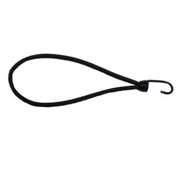 Gummischlaufe mit Haken, 8mm Durchmesser