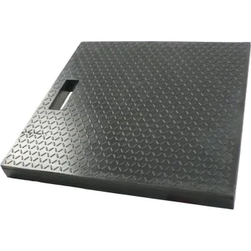 Unterleg-Schutzplatte aus Hartgummi, 500x500x40 mm