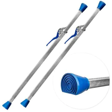Lasiprofi Klemmbalken mit blauem Gummifuß, 2er Set Einsatzbereich: 1880 – 2850 mm