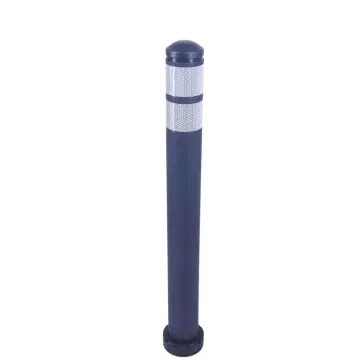 Elastischer Design-Poller, Flachkopf, Höhe: 810mm selbsaufrichtend, anfahrbar | inkl. Schraubenset