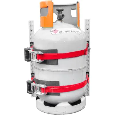 Gasflaschenhalterung Universal mit Airlineschienen