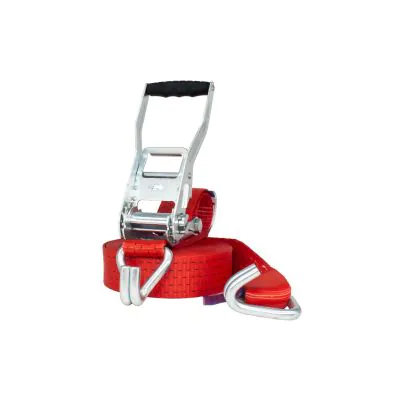 Lasiprofi Zurrgurt 50 mm 8,0 m&ndash; zweiteilig, Druckratsche, Doppelspitzhaken, STF 350 daN