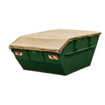Containerplane aus Jutegewebe