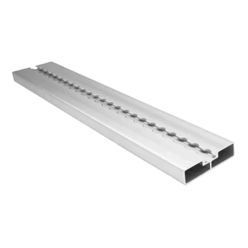 Lasiprofi Airline-Einsteckprofil Aluminium 3600 x 100 x 25 mm