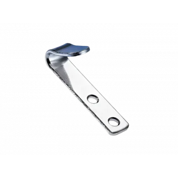Flachhaken rostfrei, 15 x 2,5 mm, mit 2 Bohrungen