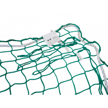 Personenschutznetz mit Randkordel, 7,5x10,0m Randleine, Klasse S, horizontal, grün