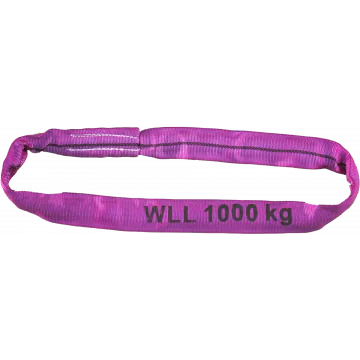 Lasiprofi Doppelmantel-Rundschlinge WLL 1000 kg Nutzlänge: 1,0 m; Umfangslänge: 2,0 m