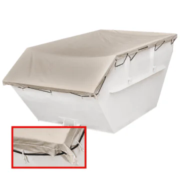 Imprägnierte Gewebeplane Segeltuch für Container & Mulden, 550 g/m²