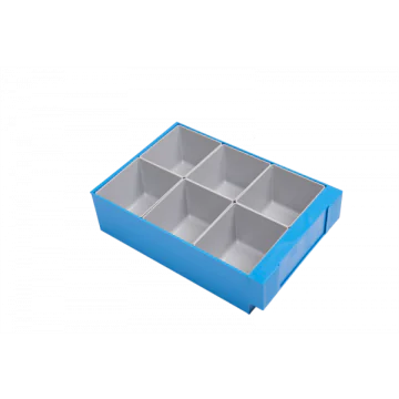 Einsatzkästen für Kombibox Serie 8 aus Polystyrol (PS), 102,5x112x84,5 mm