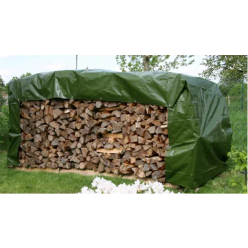 Wasserdichte Holzstapelabdeckung 220 g/m² Holzabdeckung ohne Gummiseil