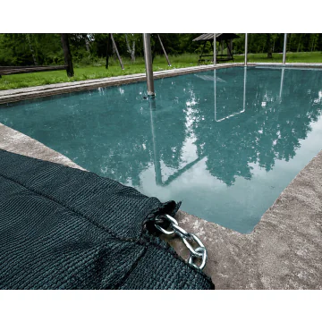 Poolabdeckung mit Gliederkette Wasserbeckenabdeckung 230 g/m²