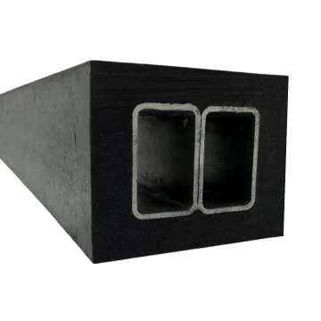 Antirutschbalken ca. 2.500x120x100 mm vulkanisiert mit Stahleinlage, schwarz